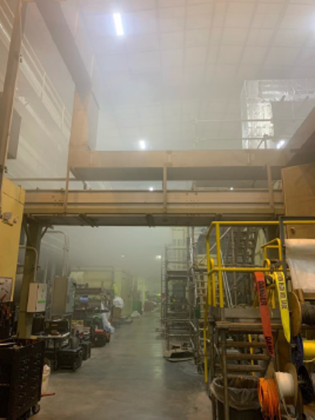 Smoke emanating at AES Harding